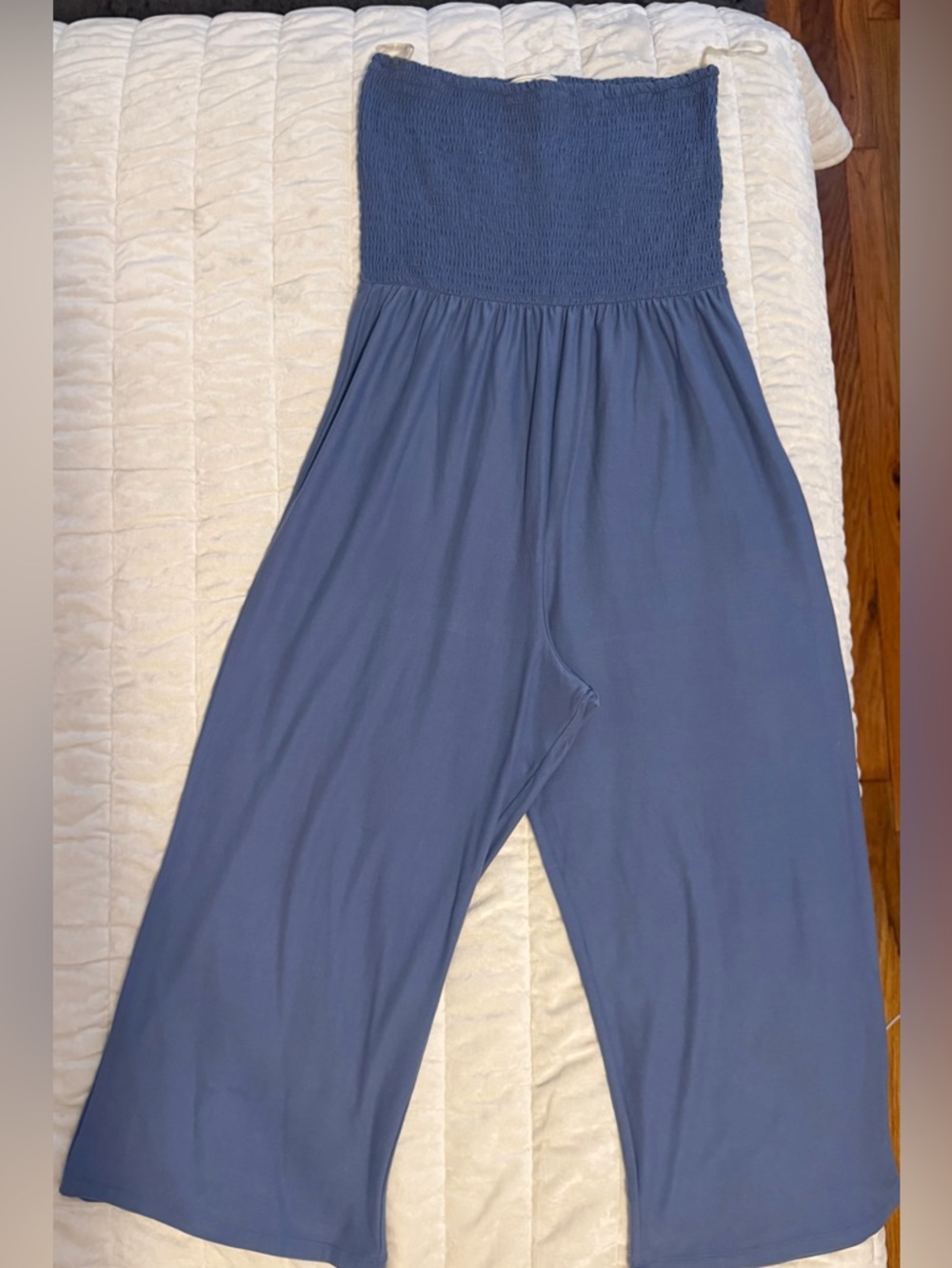 Marshalls Slate Blue Wide-Leg Jumpsuit